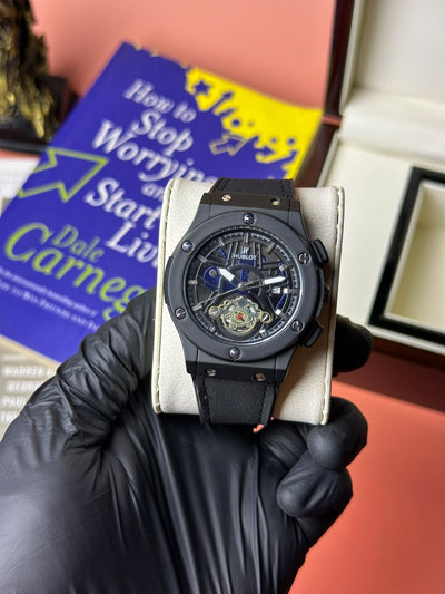 Denvour Apex Skeleton Automatic Watch – Black
