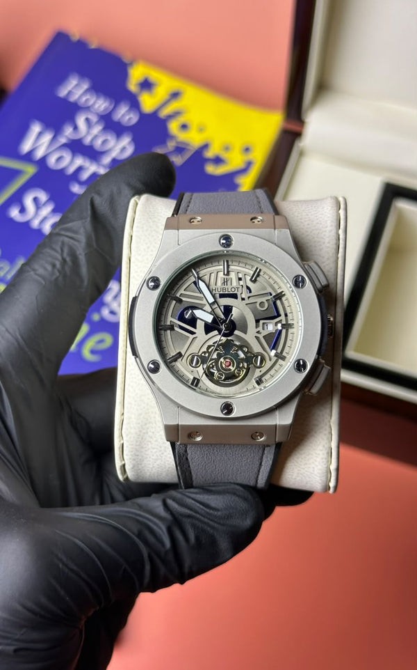 Denvour Apex Skeleton Automatic Watch – Silver