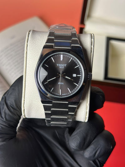Tissot  PRX Quartz Black Dial Stainless Steel Men's Watch
