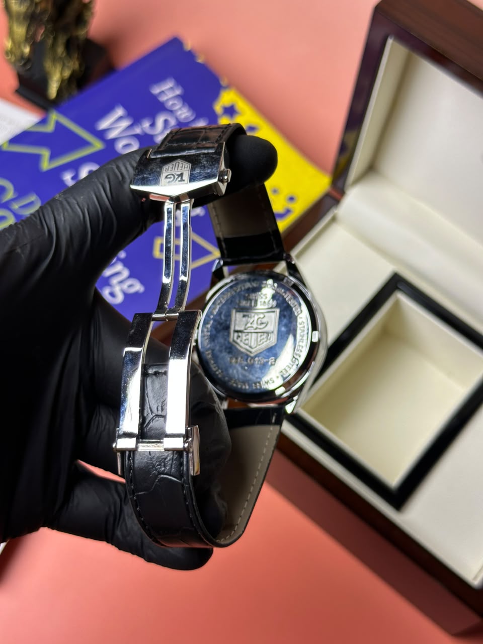 Denvour Classic Automatic Watch – Silver & Black